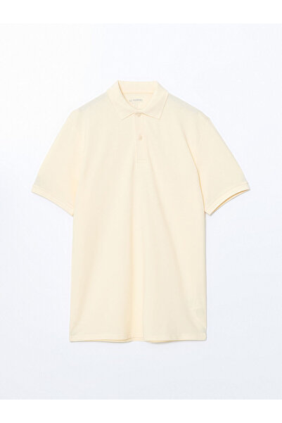 LC Waikiki تي شيرت بولو بياقة قصيرة وأكمام قصيرة للرجال