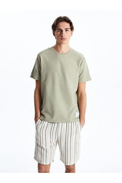 LC Waikiki Nova sezonska okrugla kragna obična muška majica - S5EI29Z8