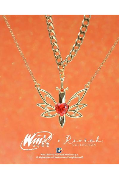 Reorah Collection Winx Club ®   Stella and Brandon Couple Necklace