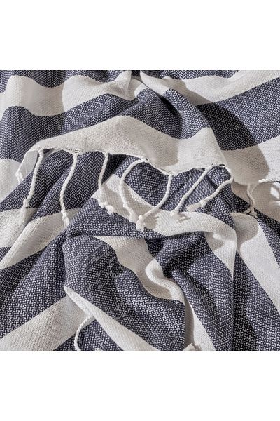 Bella Maison Πεστάμαλ Lua ριγέ από 100% βαμβάκι Navy Blue (95x180 cm)
