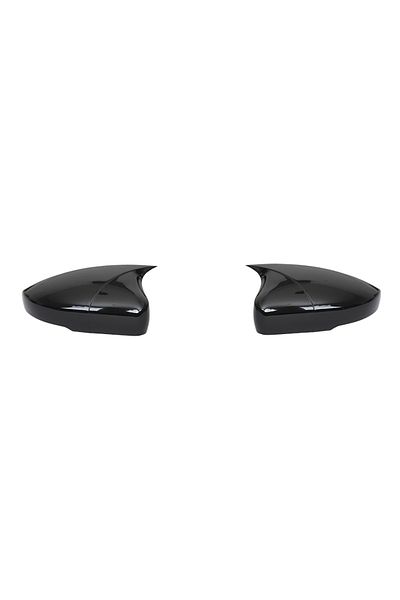 ideal STORE Set 2 Capace Oglinzi tip BATMAN idealSTORE pentru SKODA OCTAVIA 3 2013-2020, culoare Piano Black - N