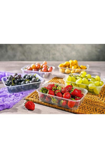 Trend KenT 8 Piece Storage Container, Microwave Compatible Storage Container 2X1000 Cc 2X750Cc 2X650 Cc 2X500Cc