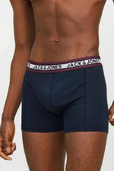 Jack & Jones Men's Solid Color Boxer Pack of 3