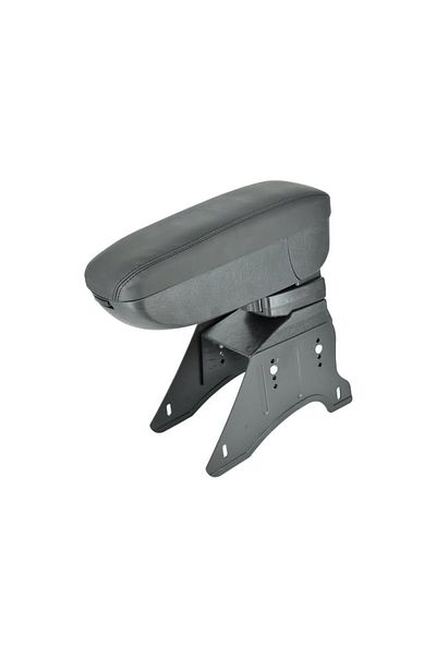 ideal STORE idealSTORE Universal Car Armrest with Black Metal Base, Adjustable Height, Dimensions 32 x 12 cm