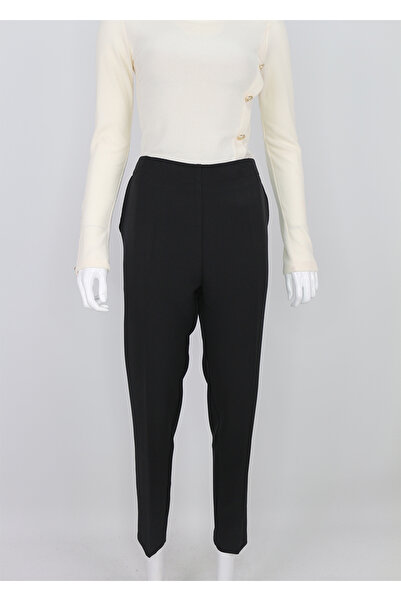 Doque 59024 BELİ LASTİKLİ CEP DETAYLI KLASİK DAR PAÇA PANTOLON QKS 59024 PANT...