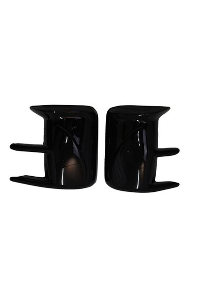ideal STORE Set Capace Oglinzi Tip Batman idealStore, Compatibile Volkswagen LT 35 1996-2006, Negru Lucios, Rezi