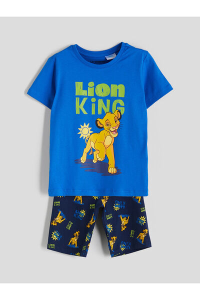 LC Waikiki طقم بيجامة للأولاد مطبوع عليه ملك الأسد