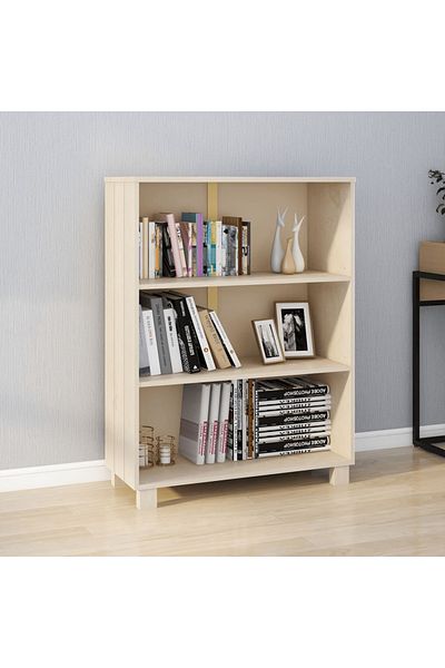 vidaxl Book Cabinet HAMAR Honey Brown 85x35x112 cm Solid Wood Pine