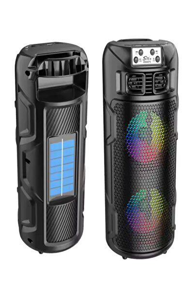 TechnOs Solar Güneş Enerjili Süper Bass Bluetooth Taşınabilir Ses Bombası