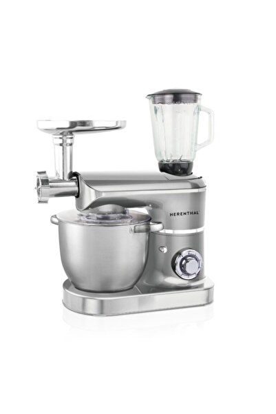 OEM POWER Robot de bucatarie 3 in 1, Herenthal, HT-PKM2200, 2200W, Argintiu