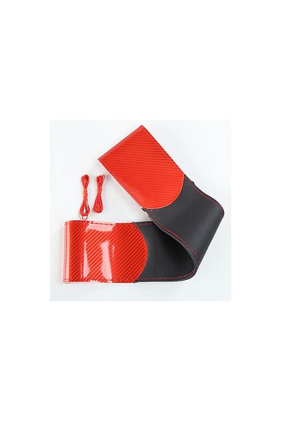 ideal STORE Husa de volan cu gaurele, Ac si ata PREMIUM, Marimea M 37-39cm, din Piele pentru un aspect placut al