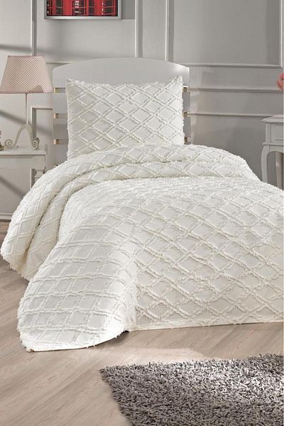 HUZUR ÇEYİZ Petra 2 Piece Single Pique Set