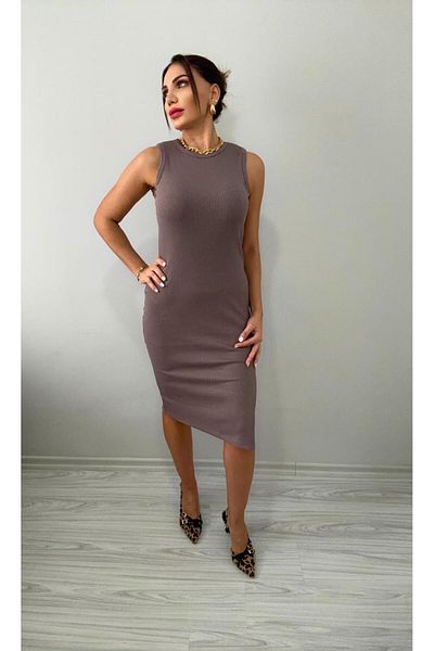 sterktekstil Women's Glittery Slit Short Dress