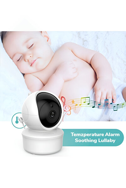 ideal STORE IdealStore MiniBaby Baby Monitor, 4.3 inch HD Screen, Auto Night Vision, Vertical and Horizontal Rotation