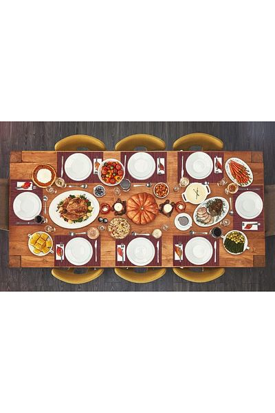 MARKQ Maroon Placemats [set Of 4] Heat Resistant Cloth Place Mats For Dining Table Mats, Restaurants