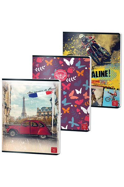 PIGNA Notebook A4, 48 Files, Dictation, Polychrome