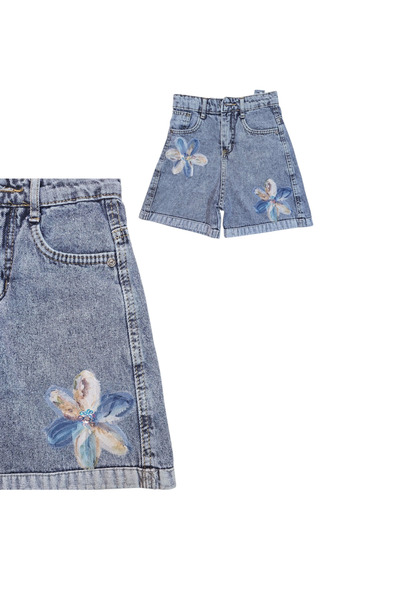Biberon Çocuk Giyim Sercino Denim Shorts (Ask 1 Size Larger)