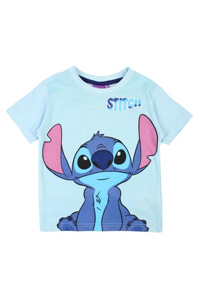 Stitch Παιδικό μπλουζάκι 100% βαμβάκι, μπλε, Happy Days, Stitch