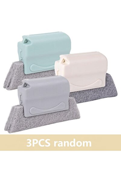 Choice1 3 قطع بألوان عشوائية، 10 قطع فرشاة تنظيف أخاديد النوافذ قابلة للتنظيف...