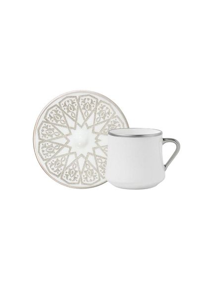Koleksiyon Seljuk Platinum Tea Cup Set of 6