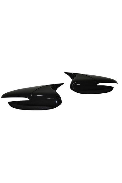 ideal STORE Set of 2 idealSTORE BATMAN type Mirror Covers for Kia Ceed / Pro Ceed 2012-2018, Piano Black color