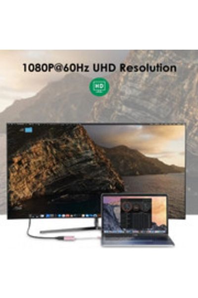 nelbo Nelbo type C - VGA adapter, shielded, high quality