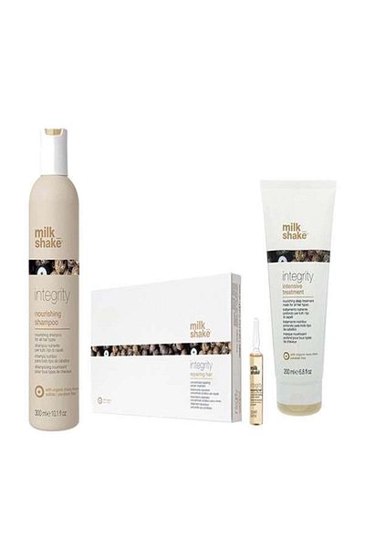Milkshake Intensive repair and hydration package - Shampoo 300ml, Mask 200ml, Ampoules 8x12ml