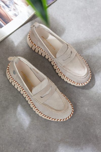 Adım Adım Women's Genuine Leather Extra Comfortable Casual Shoes