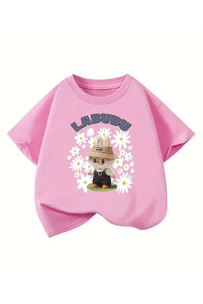 Touz Moda Μπλουζάκι Labubu Kids Design Unisex Oversize