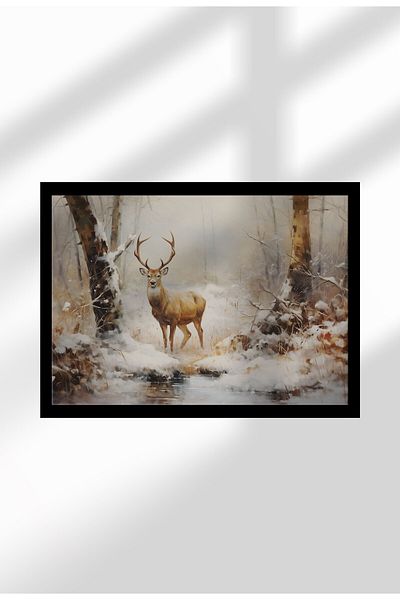 21mxm Imprimări digitale cu peisaje rustice pe pânză, artă cu viață la țară și natură, poster de perete fără ramă