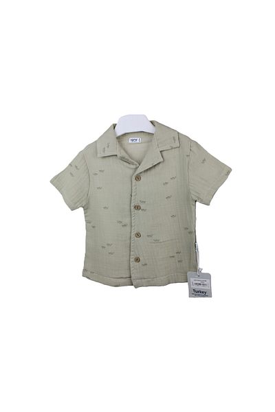 Bebezade Linen Shirt Shorts Set Baby Linen Set