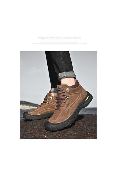 AyShop Non-Slip Sole Fleece Inside Warm Outdoor Nature Sports Hiking Sneakers