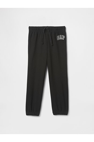 GAP Erkek Bebek Siyah Fransız Havlu Kumaş Jogger Eşofman Altı