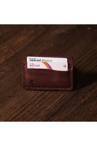 Derimoda Genuine Leather Handmade Card Holder – Stylish and Minimalist Wallet