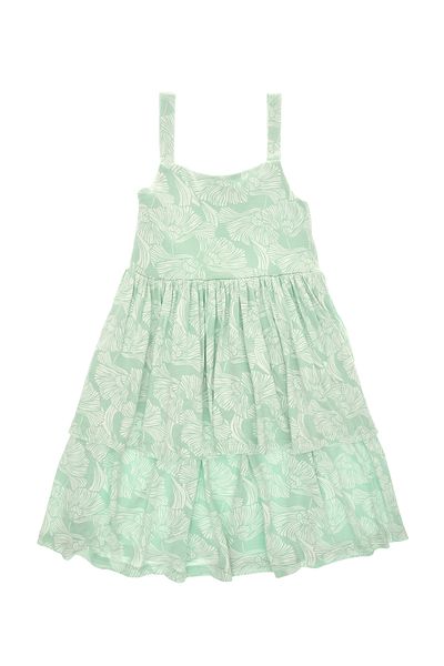 U.S. Polo Assn. Girl's Water Green Knitted Dress 50306276-Vr048