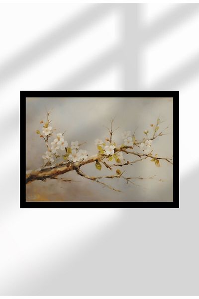 21mxm Imprimări digitale cu peisaje rustice pe pânză, artă cu viață la țară și natură, poster de perete fără ramă