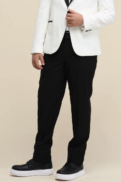 ChatonDor Satin Collar Groom Suit Tuxedo Model Boy Suit