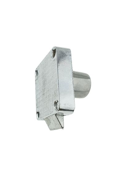 flores Furniture lock set, Flores 66846, with cylinder and 2 keys, chrome, dimensions 40 x 40 x 32 mm