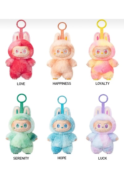 Kokoş İşler LABUBU anahtarlık , peluş oyuncak