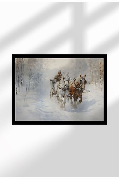 21mxm Imprimări digitale cu peisaje rustice pe pânză, artă cu viață la țară și natură, poster de perete fără ramă