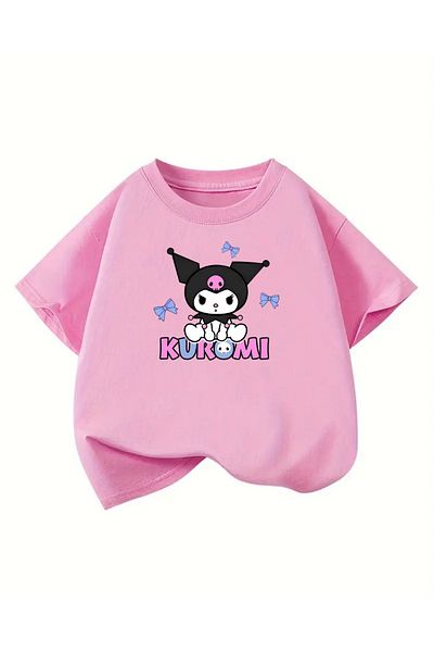 Touz Moda Μπλουζάκι Kuromi Kids Design Unisex Oversize