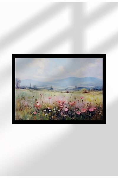 21mxm Imprimeu digital pe pânză, peisaje rurale și naturale, decor rustic pentru perete