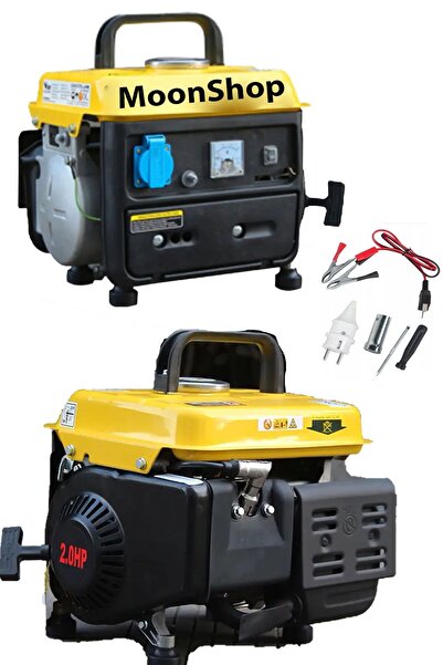 MoonTech Pro Japan Bakır Sargılı 2 Zamanlı Taşınabilir Çanta Tipi Benzinli İpli Jeneratör 1 Kwa 2,0 Hp.