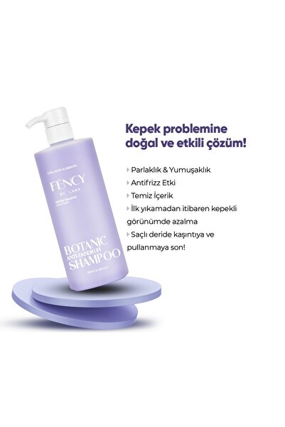 fency BY LARA BOTANIC ANTI HAIR DANDRUFF SHAMPOO 550 ML