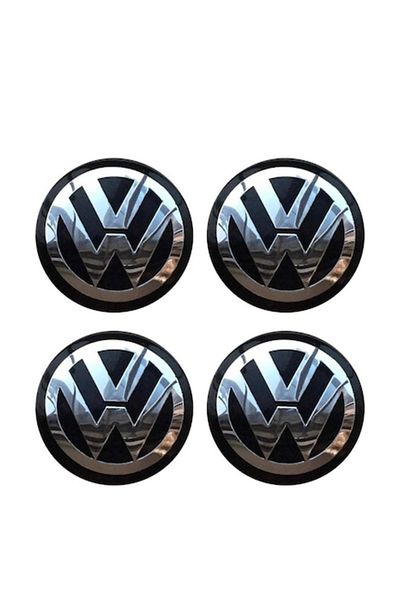 Volkswagen Set 4 capace de jantă 56mm compatibile/de schimb VW