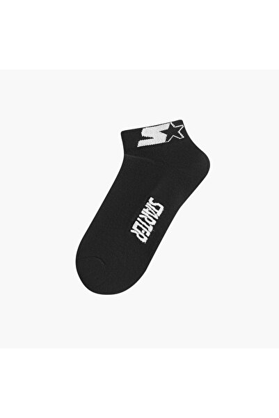 Starter Set of 3 - Starter Logo Print Ankle Length Socks