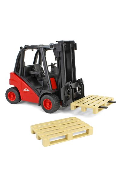 Bruder Stivuitor Linde H30D cu 2 paleti - Bruder 02511