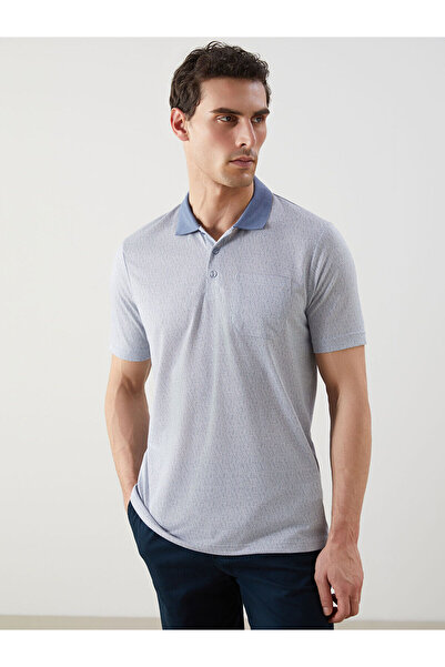 LC Waikiki Ανδρικό μπλουζάκι με λαιμόκοψη Mercerized Look