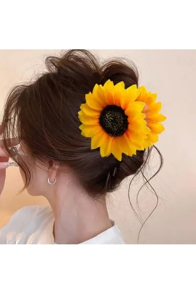 MutluBiDünya Vintage Ayçiçeği Mandal Toka