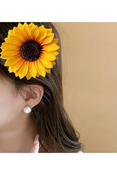 MutluBiDünya Ayçiçeği Pens Toka Yazlık Süslü Zarif Toka